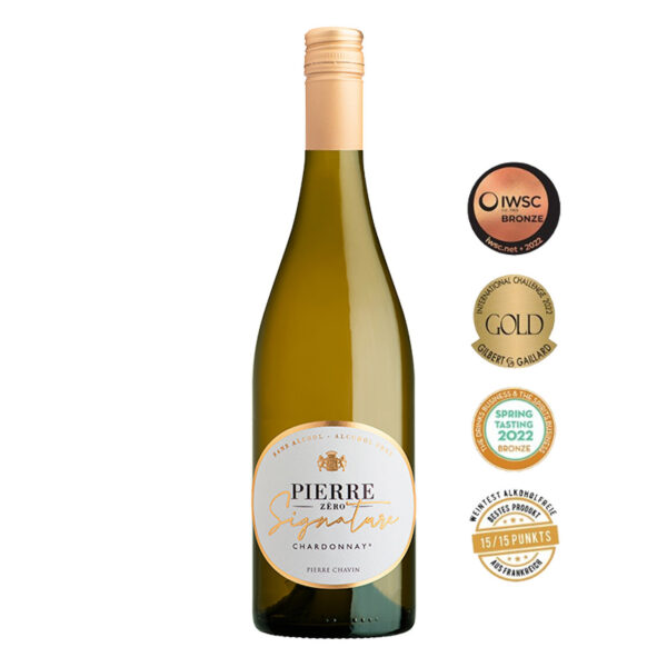 Pierre Zero Signature Chardonnay Non-Alcoholic Wine